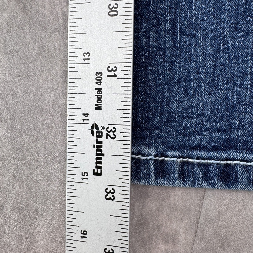 Vintage Paco Jeans Womens 5 Blue Embroidered Flare Bootcut Ribbon Y2K NWT‎ - Picture 5 of 8